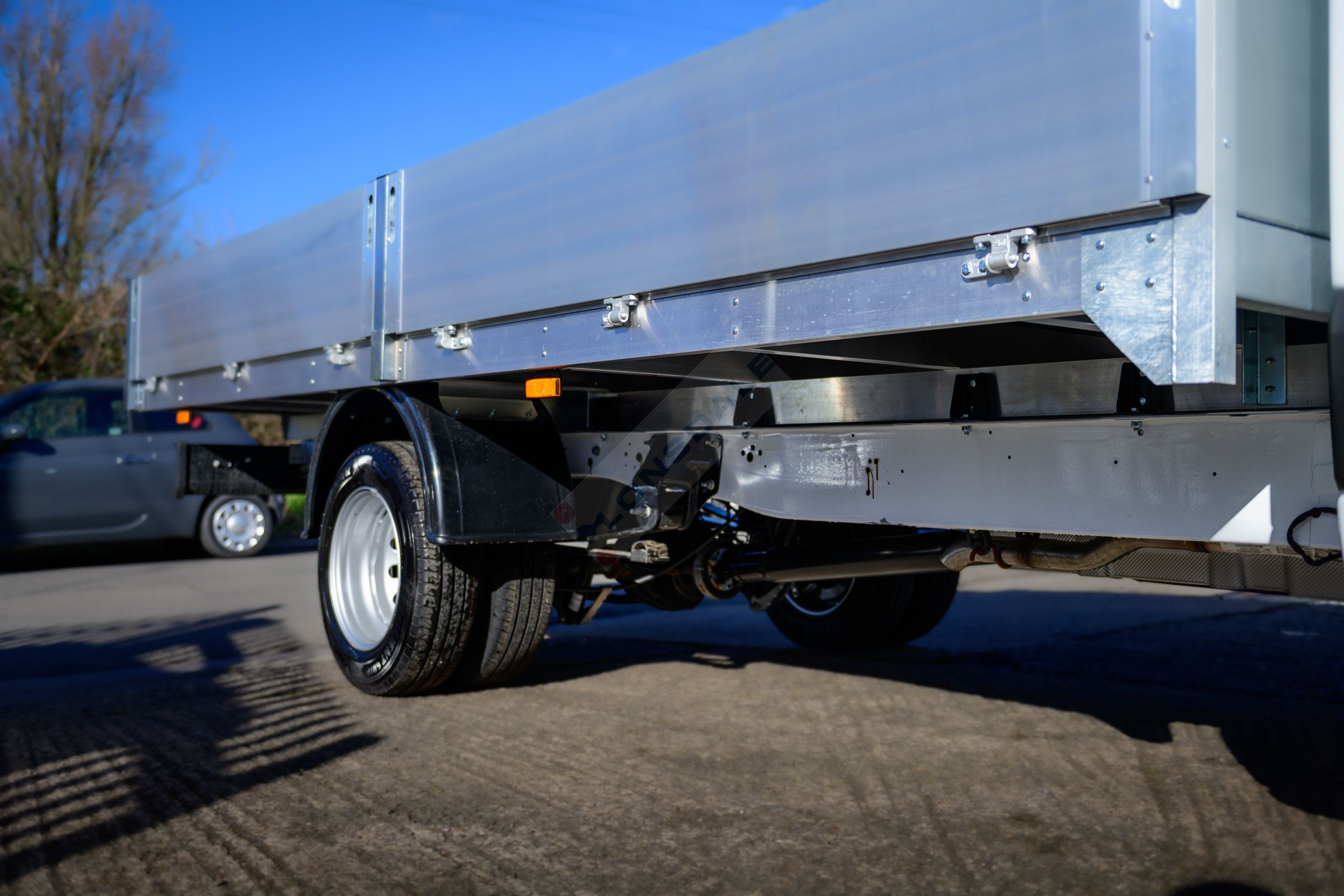 Ford Transit L4 RWD DRW dropside body