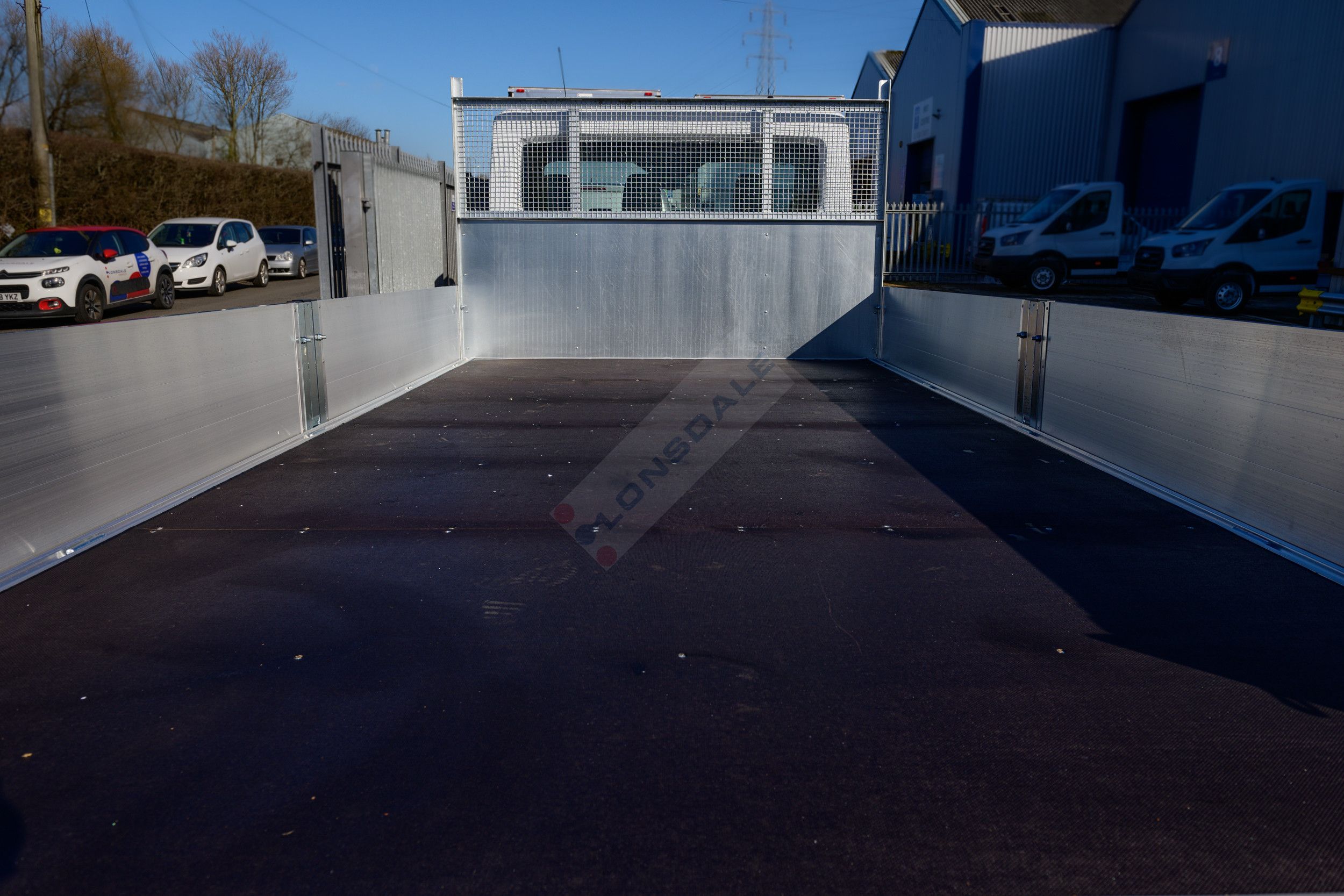 Ford Transit L4 RWD SRW dropside body