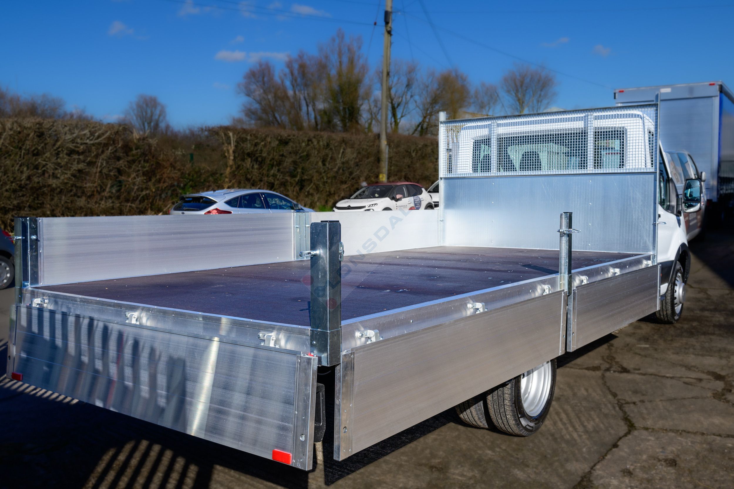 Ford Transit L4 RWD SRW dropside body