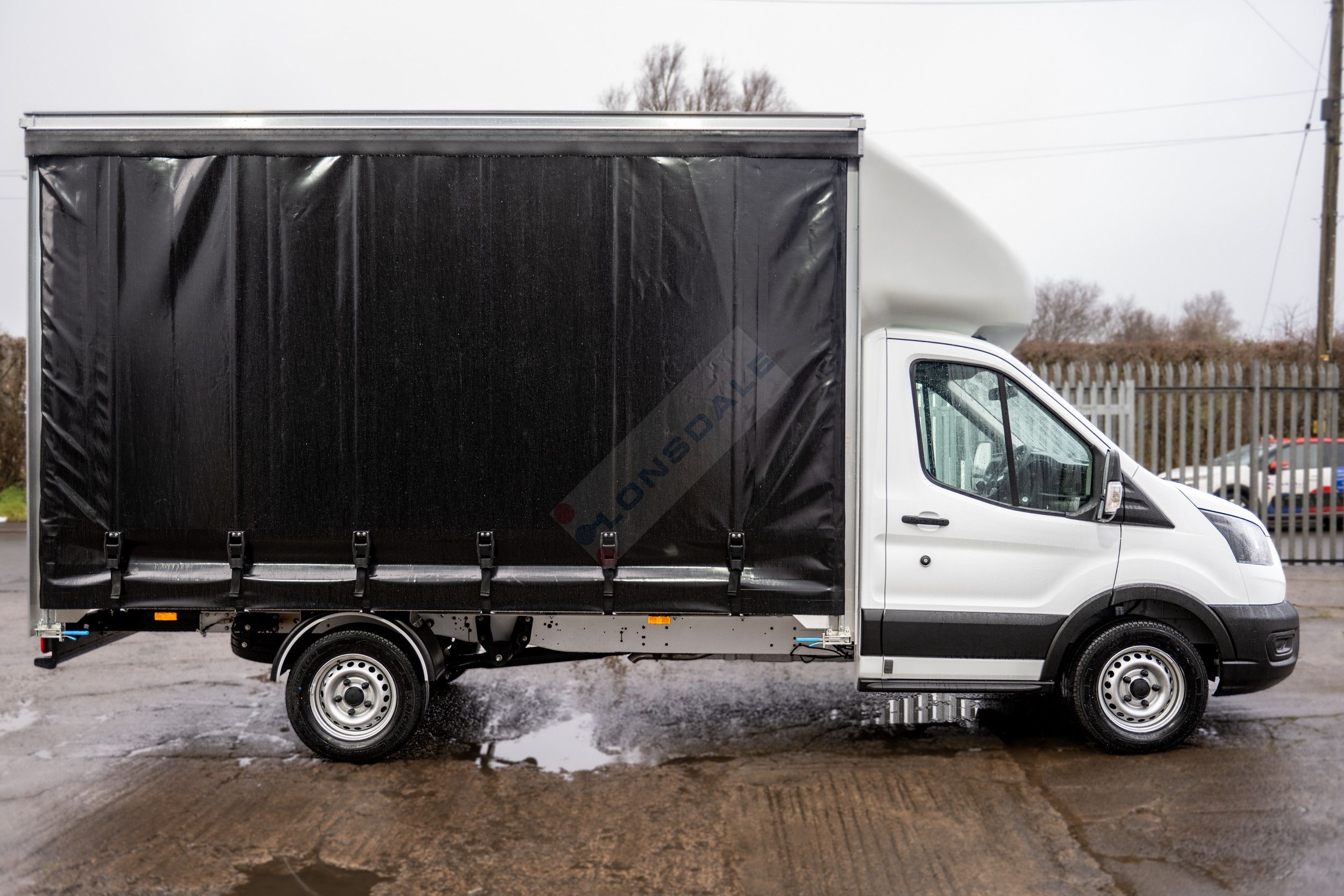 Ford Transit L4 RWD SRW lightweight curtain sider