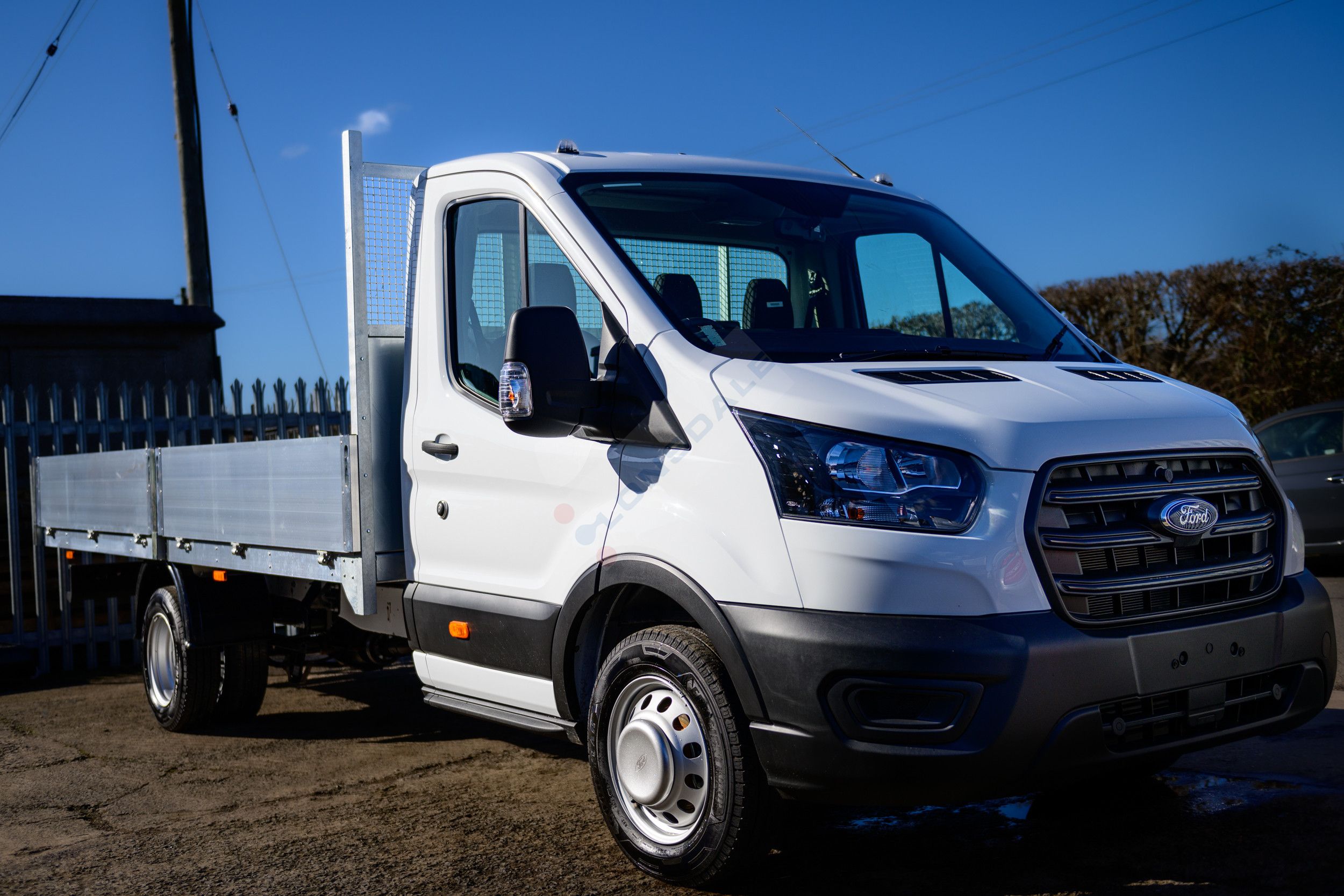 Ford Transit L5 RWD DRW 2.0 Ecoblue 130ps 5200mm dropside body - Lonsdale  Commercials %